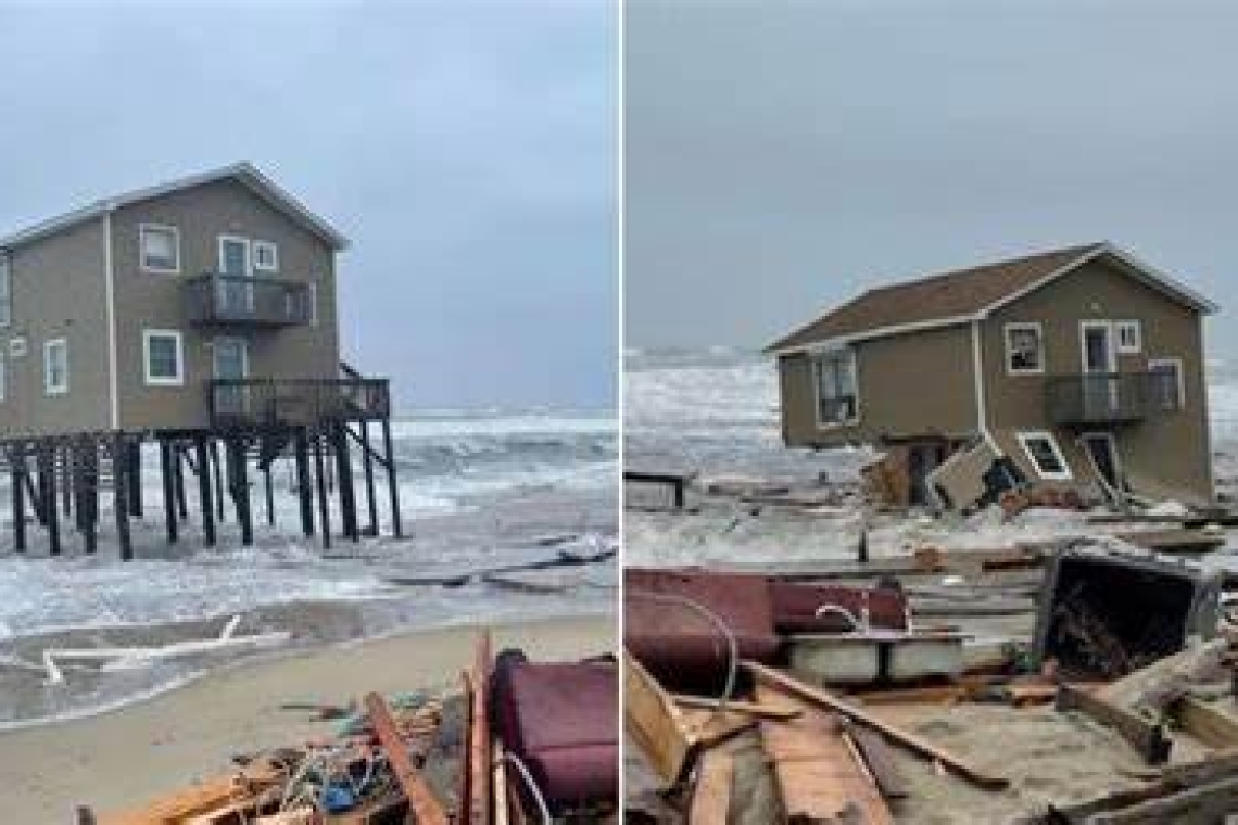 OMONDO SOCIÉTÉ - Une maison de plage mythique s'effondre dans l'océan